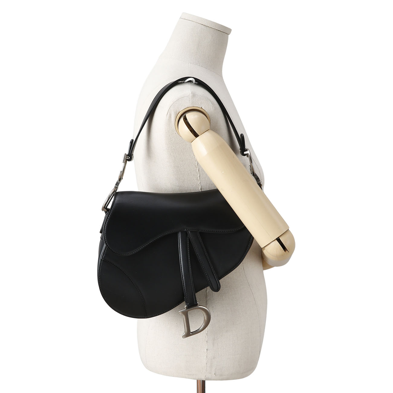 CHRISTIAN DIOR(USED)크리스찬디올 레더 새들백 & 스트랩